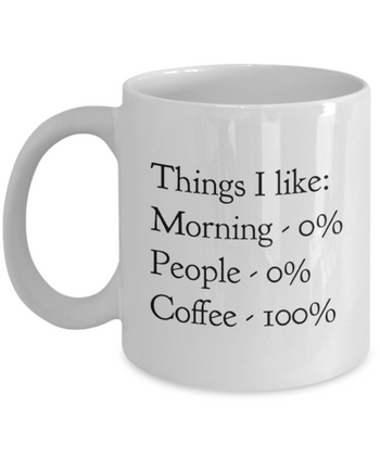 Things I Like. . . Coffee 11 oz.  mug