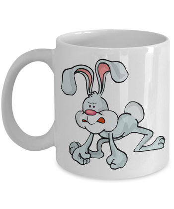 Angry Bunny 11 oz. mug