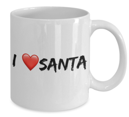I Heart Santa 11 oz. mug