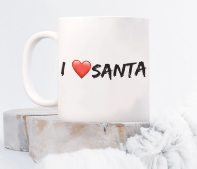 I Heart Santa 11 oz. mug