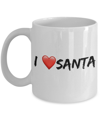 I Heart Santa 11 oz. mug