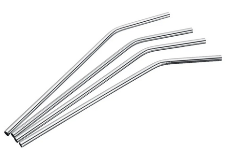 stainless steel straws bent